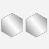 Uttermost Amaya Octagonal Mirrors, S/2