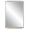 Uttermost Crofton Lighted Brass Vanity Mirror