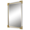 Uttermost Malik White & Gold Mirror