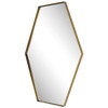 Uttermost Ankara Brass Hexagon Mirror