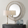 Uttermost Denali Textured Glass Round Mirror Uttermost Denali Textured Glass Round Mirror