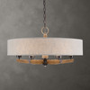 Uttermost Woodall 6 Light Drum Chandelier