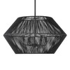 Uttermost Suva 4 Light Black Rope Pendant