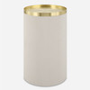 Uttermost Circuit Brass & White Accent Table