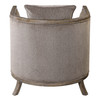 Uttermost Viaggio Gray Chenille Accent Chair