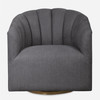 Uttermost Cuthbert Modern Swivel Chair