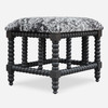 Uttermost Rancho Faux Cow Hide Small Bench