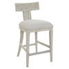 Uttermost Idris White Counter Stool Uttermost Idris White Counter Stool