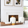 Uttermost Arles White Shearling Ottoman Uttermost Arles White Shearling Ottoman