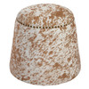 Uttermost Gumdrop Cow Hide Ottoman