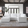 Uttermost Refuge Arctic White Sofa Ottoman Uttermost Refuge Arctic White Sofa Ottoman