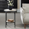 Uttermost Dauntless Travertine Side Table