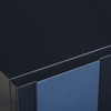 Uttermost Valeria 2 Door Glossy Blue Cabinet