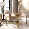 Uttermost Katina Gold Leaf Coffee Table Uttermost Katina Gold Leaf Coffee Table