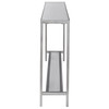 Uttermost Hayley Silver Console Table
