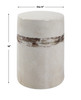 Uttermost Comanche White Ceramic Garden Stool