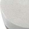 Uttermost Comanche White Ceramic Garden Stool