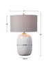 Uttermost Winterscape White Glaze Table Lamp