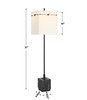 Uttermost Escort Black Buffet Lamp