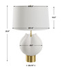 Uttermost In Bloom White Table Lamp