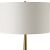 Uttermost Faro White Marble Floor Lamp