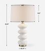 Uttermost Liora White Table Lamp