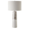 Uttermost Haven White Glaze Table Lamp