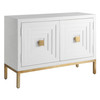 Uttermost Aiken White 2 Door Cabinet