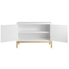 Uttermost Aiken White 2 Door Cabinet