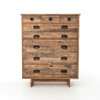Angora Reclaimed Wood 8 Drawer Tall Chest