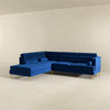 Brooke Dark Blue Sectional Sofa Left Facing Brooke Dark Blue Sectional Sofa Left Facing