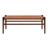 Cody Tan Leather Bench Cody Tan Leather Bench