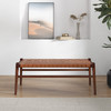 Cody Tan Leather Bench Cody Tan Leather Bench