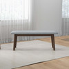 Carlos Fabric Upholstered Solid Wood Bench 36" Carlos Fabric Upholstered Solid Wood Bench 36"