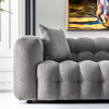 Eden Modern Tufted Chesterfield Boucle Fabric Sofa - Grey