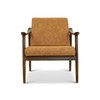 Brandon  Antique Tan Leather Lounge Chair