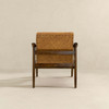 Brandon  Antique Tan Leather Lounge Chair