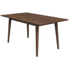 Mary Modern Style Solid Wood Rectangular Dining Kitchen Table 63" - Walnut