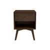 Caroline Mid Century Modern Style Night Stand 1-Drawer