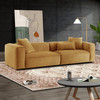 Conner Cognac Corduroy Sofa 110" Conner Cognac Corduroy Sofa 110"