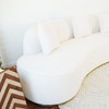 Otero Ivory Boucle Sofa Otero Ivory Boucle Sofa