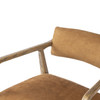 Tyler Armchair 25.75" - Nubuck Cognac