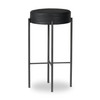 Nocona Bar + Counter Stool 17.5" - Black Leather