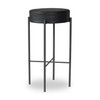 Nocona Bar + Counter Stool 17.5" - Black Leather