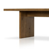 Eaton Dining Table 84" - Amber Oak Resin