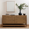Zuma 6 Drawer Dresser 69" - Dune Ash Veneer