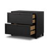 Millie Nightstand 32" - Drifted Matte Black Veneer