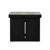 Warby End Table 24" - Worn Black Veneer
