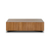 Hudson Large Square Coffee Table 55" - Natural Yukas