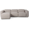 Radley Power Recliner 3-Piece Sectional Left Chaise - Laken Stone